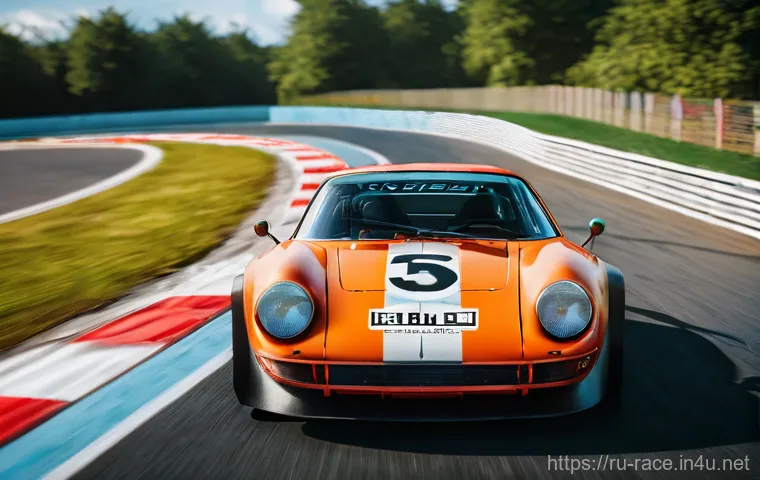 추억의 레이싱게임 - Here are three detailed image prompts in English, inspired by the provided text on retro racing game...