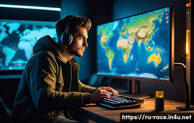 게임 내 현실적인 연료 시스템 - **A highly detailed, cinematic shot of a young adult gamer, wearing casual but stylish clothes, inte...